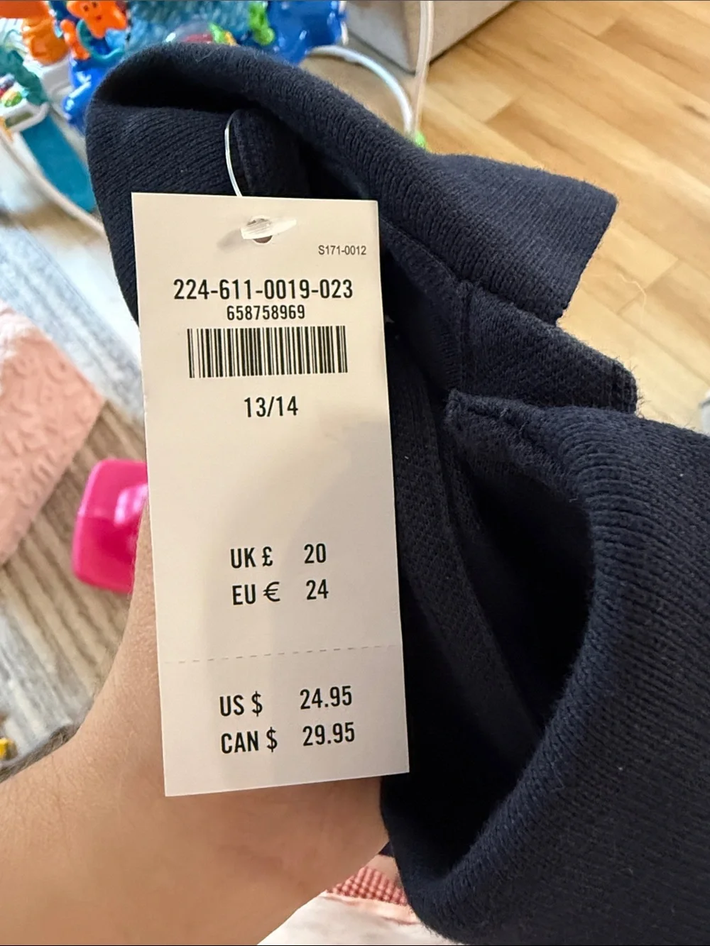 abercrombie kids Navy and Gray Polo Twin Pack